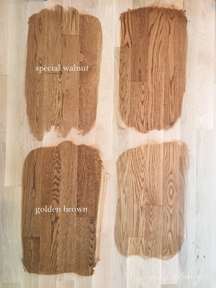 白色橡木硬木地板的木质颜色