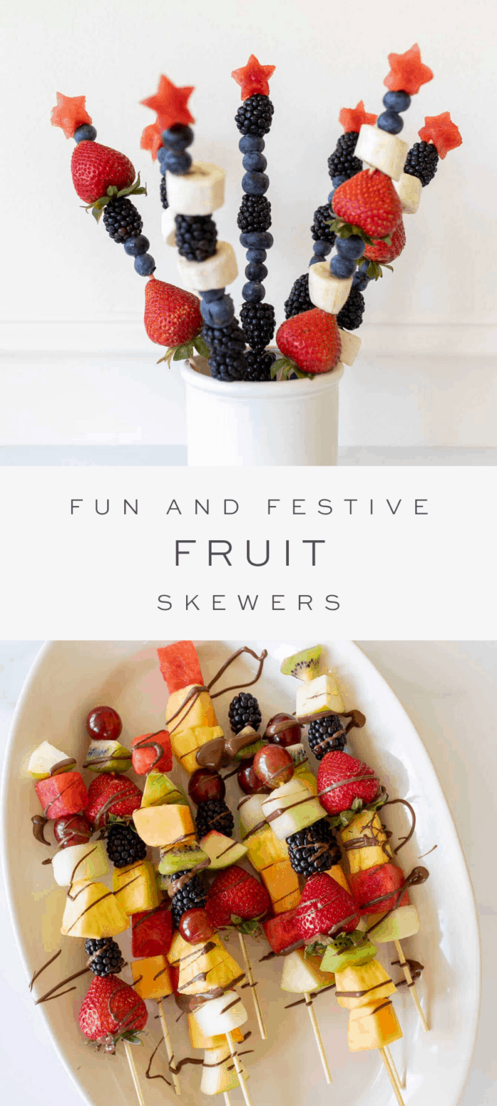 新鲜水果在串串上切成节日的形状，覆盖文字，串珠上的串珠上的水果淋上巧克力GydF4y2Ba